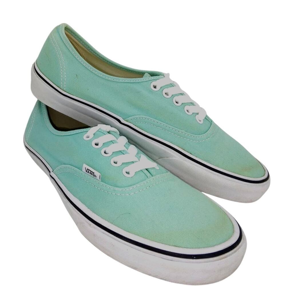 Vans Off The Wall Women's Teal Lace Up Sneakers - Size 10